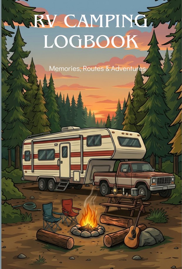 5th Wheel RV Logbook Cover