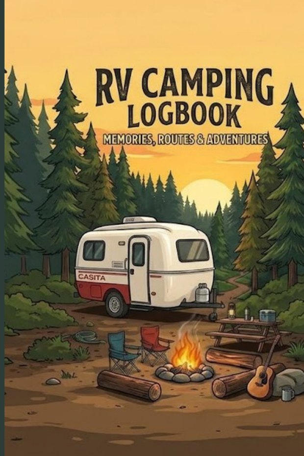 Casita Style RV Logbook Cover
