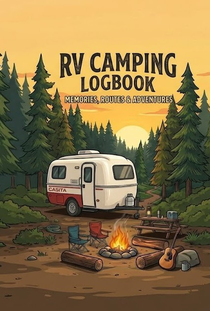 Casita Style RV Logbook Cover
