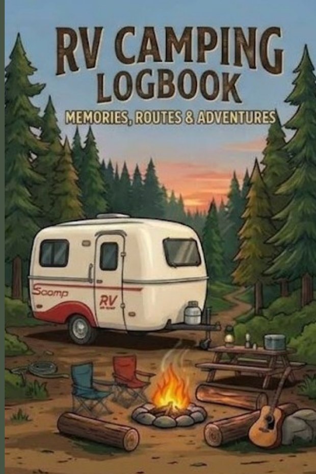 Scamp Style RV Logbook Cover