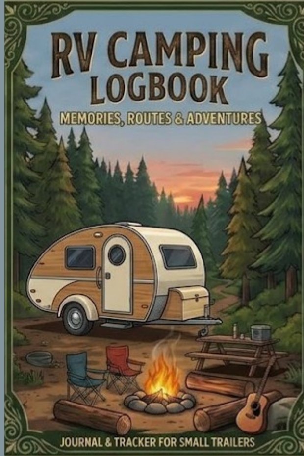 Teardrop Style RV Logbook Cover