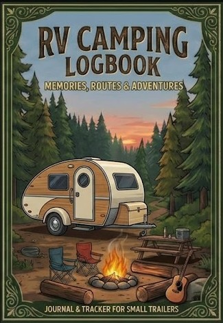 Teardrop Style RV Logbook Cover